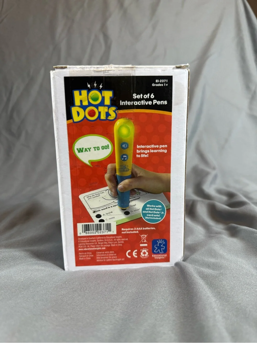 Interactive Learning Pen - Yellow and Blue
